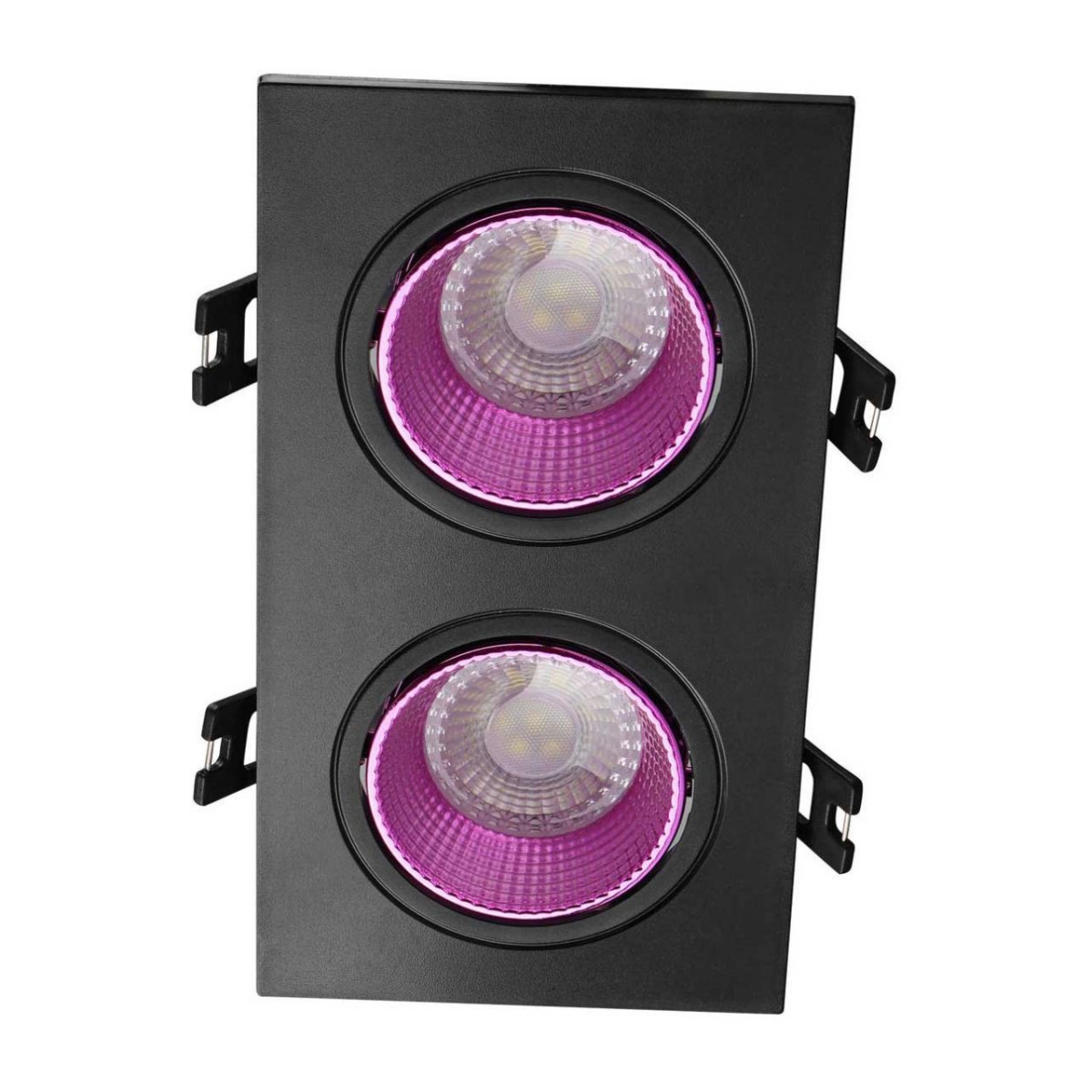Встраиваемый светильник Denkirs DK3020BPI DK3072-BK+PI шапочка для плавания взрослая onlytop тканевая обхват 54 60 см чёрный розовый