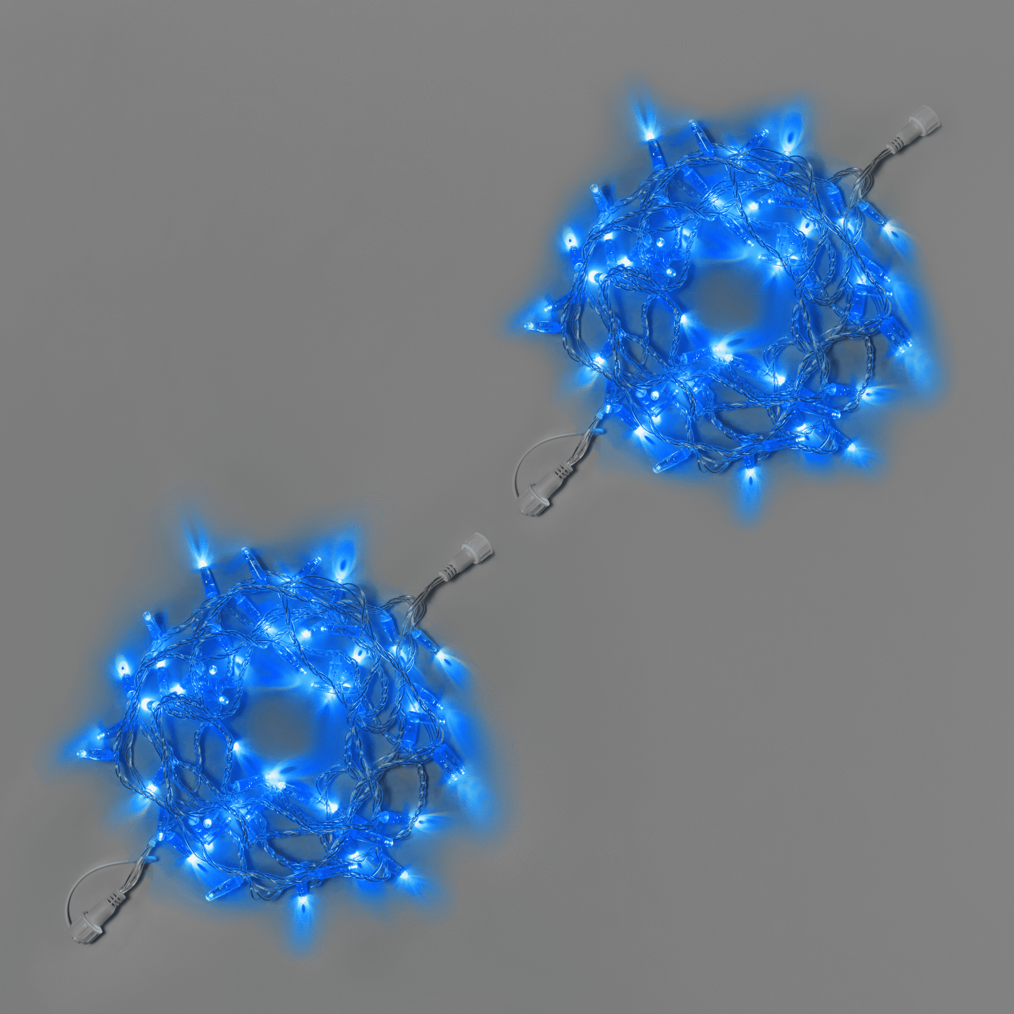 Светодиодная гирлянда INOXHUB Нить 10м 100 LED соединяемая 220В IP65 прозрачный провод СИНЯЯ 2730₽
