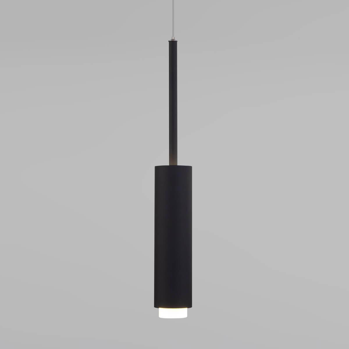 Подвесной светодиодный светильник Eurosvet Dante 50203/1 черный светодиодный спот eurosvet pin 20133 1 led серебро