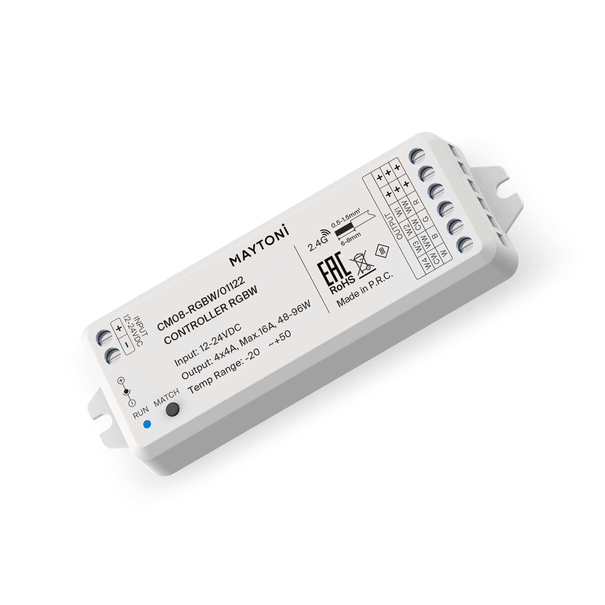 Контроллер для светодиодной ленты RGBW 192Вт/384Вт 01122 контроллер для светодиодной ленты rgb clm002