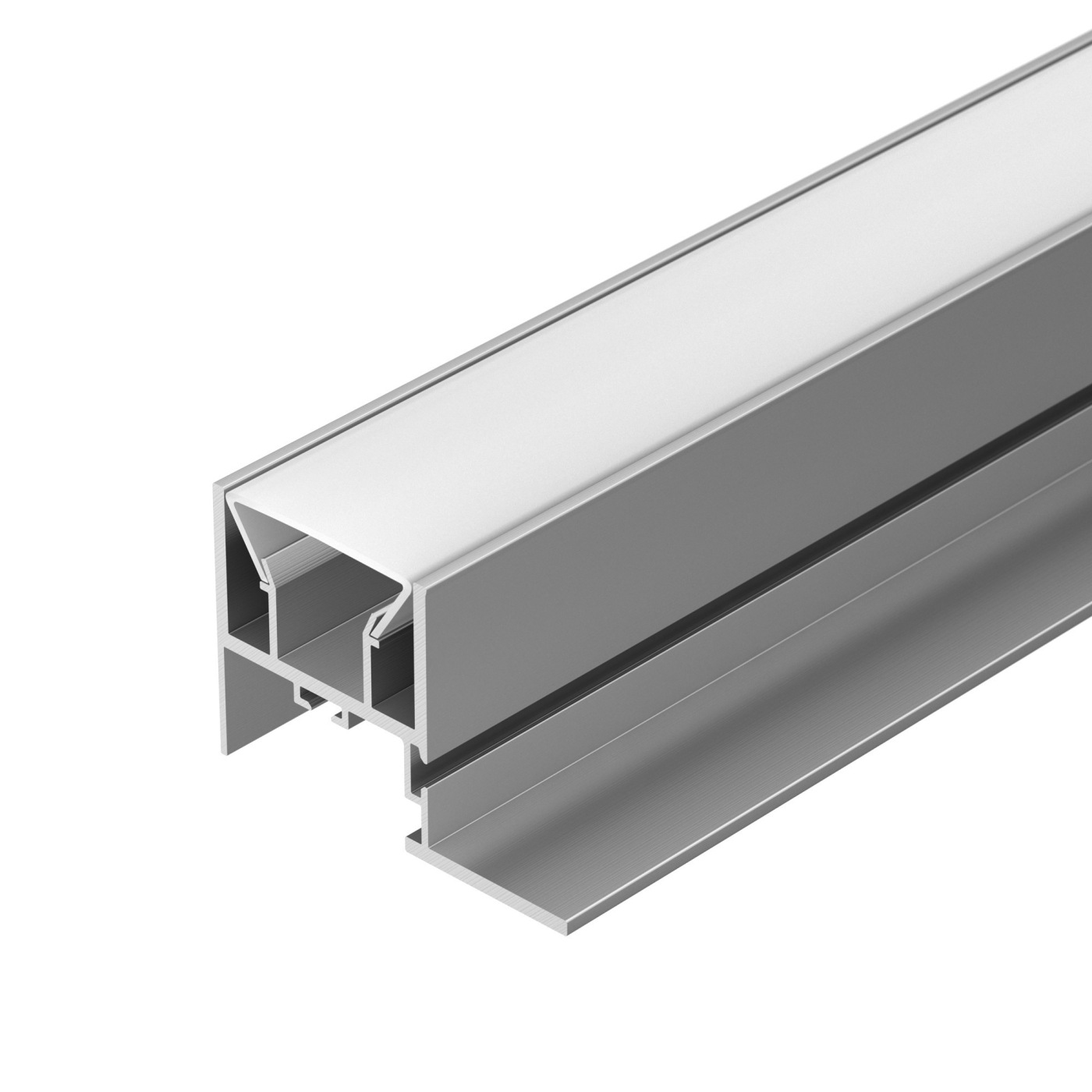 Профиль FOLED-CEIL-SIDE-2000 (Arlight, Алюминий) алюминиевый профиль ниши скрытого монтажа для гкл потолка alm 11681 pl w 2m