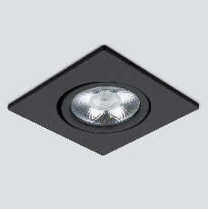 Встраиваемый светодиодный светильник Elektrostandard 15273/LED черный 4690389176661