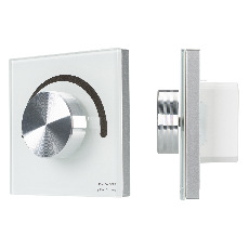 Панель SMART-P90-DIM-G-IN White (230V, Rotary, 2.4G) (Arlight, IP20 Пластик, 5 лет)
