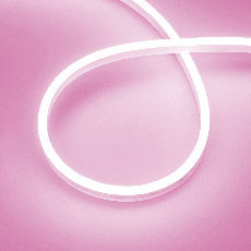 Светодиодная лента герметичная AURORA-PS-A120-12x6mm 24V Pink (10 W/m, IP65, 2835, 5m) (Arlight, -)