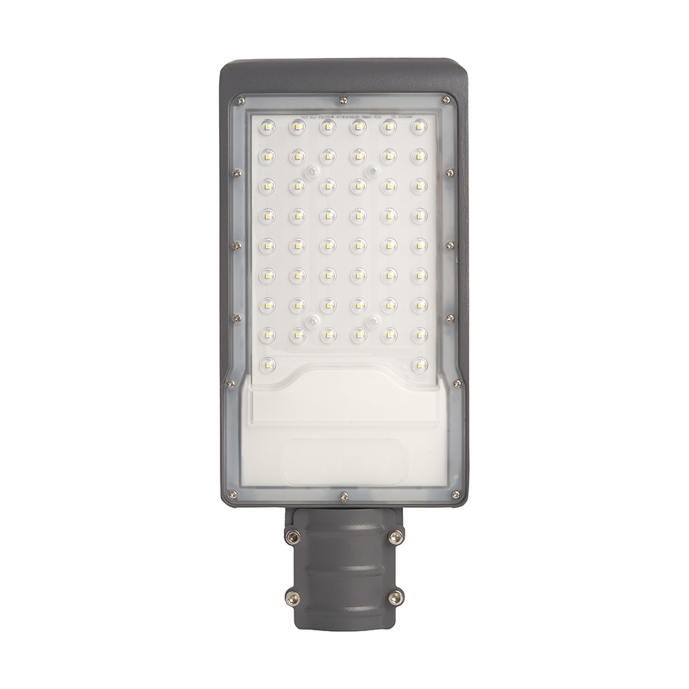 Уличный светодиодный светильник 50W 6400K AC230V/ 50Hz цвет серый (IP65), SP3032 стол письменный эргономичный канц 1400х800х750 мм левый цвет дуб молочный венге комплект