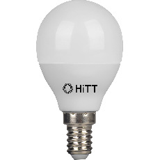 Светодиодная лампа HiTT-PL-G45-9-230-E14-3000