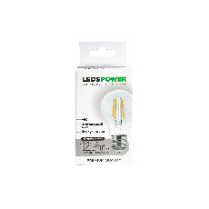 Светодиодная лампа LEDS POWER Filament A60 E27 12Вт 4000К 007144