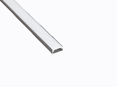 Профиль накладной LEDS POWER СПН1707 алюм. черный с призм.рассеивателем 2м 008400