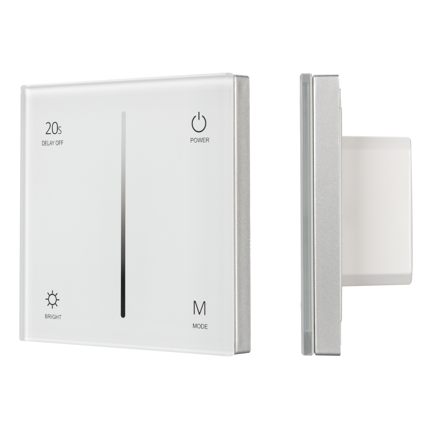 Панель SMART-P35-DIM-IN White (230V, 0-10V, Sens, 2.4G) (Arlight, IP20 Пластик, 5 лет) панель knob smart p87 dim silver 3v 1 зона 2 4g arlight ip20 пластик 5 лет