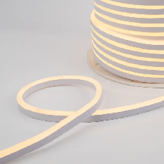 Гибкий неон 8х16мм односторонний 120 LED/м ТЕПЛЫЙ БЕЛЫЙ 24В бухта 50м NEON-NIGHT