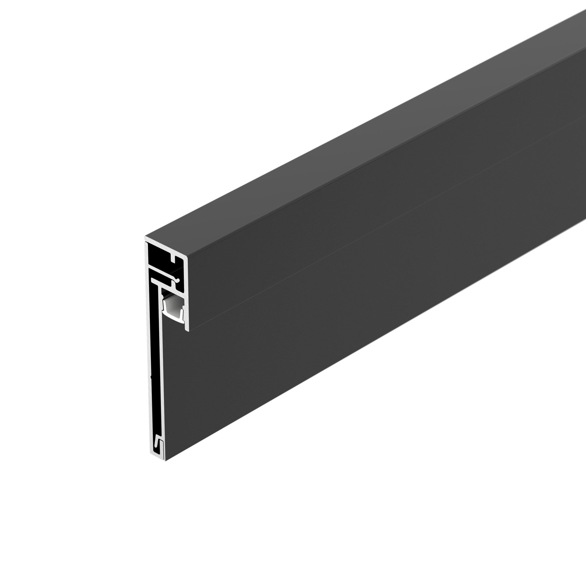 Профиль PLINTUS-H54B-2000 BLACK (Arlight, Алюминий) экран arh line 3750a 2000 opal arlight пластик
