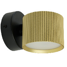 Светильник настенный Feron HL4580 ARIA 12W, 230V,GX53, золото+черный IP20