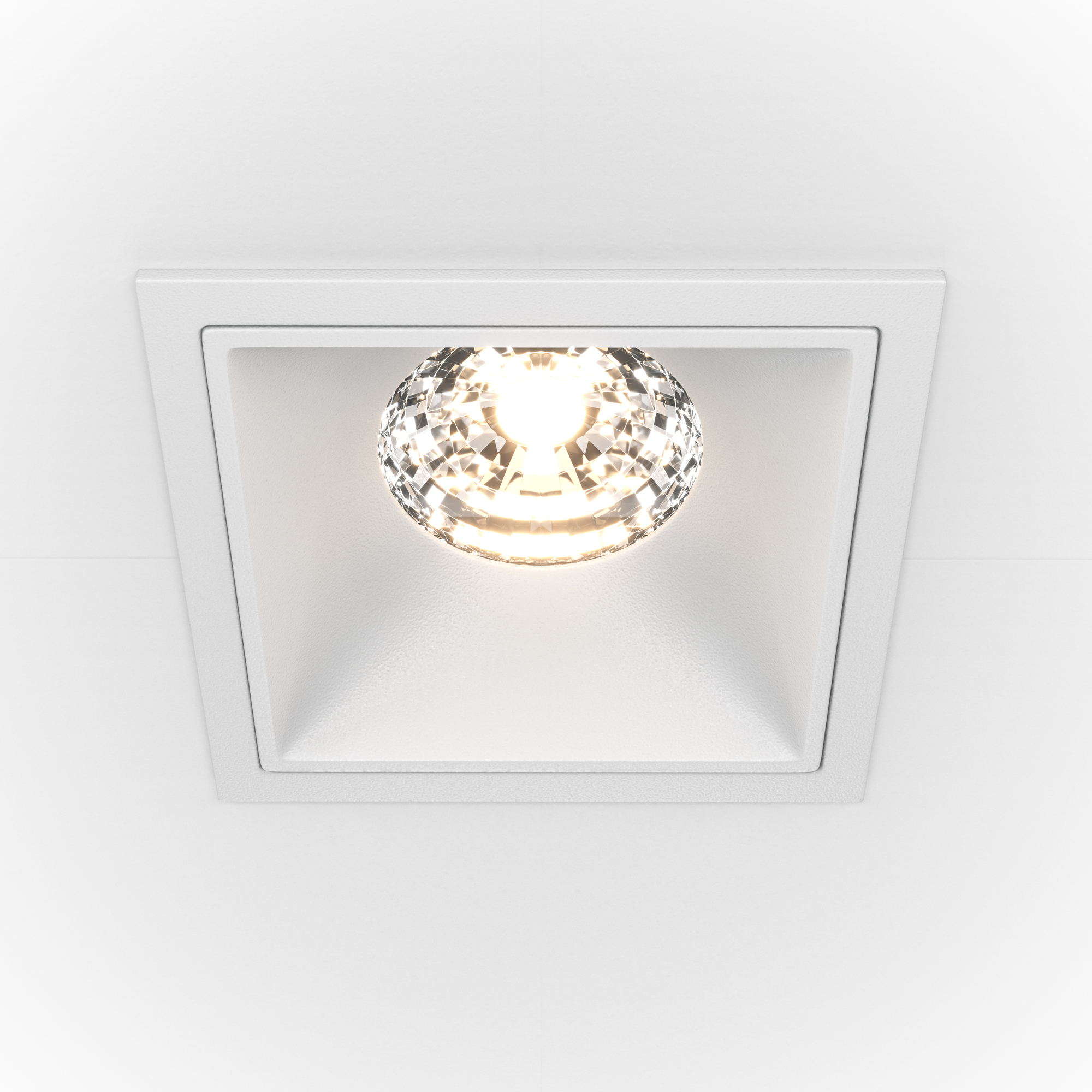 Встраиваемый светильник Alfa LED 4000K 1x15Вт 36° Dim Triac DL043-01-15W4K-D-SQ-W бра alfa tango copper 24320