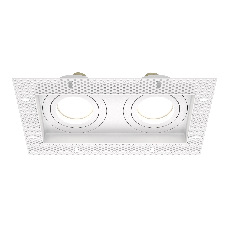 Встраиваемый светильник Atom GU10 2x50Вт DL003-02-W