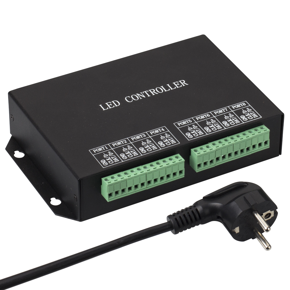 Контроллер HX-801RC (8192 pix, 220V, TCP/IP) (Arlight, -) контроллер hx 801sb 2048 pix 5 24v sd card arlight