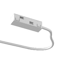 Ввод питания Exility белый, TRA034B-42W-1