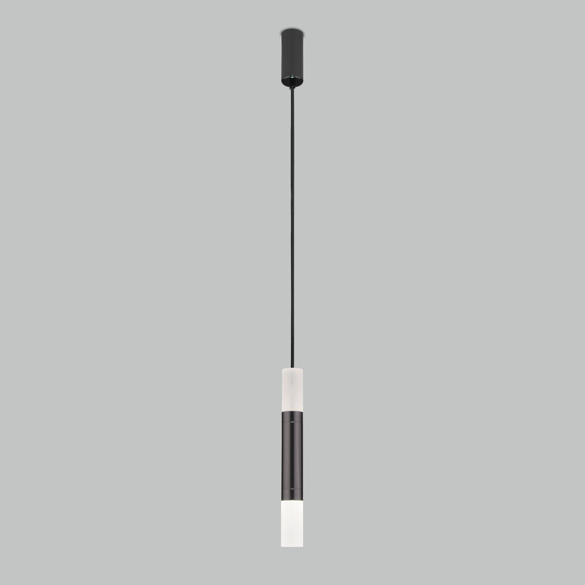 Подвесной светодиодный светильник Eurosvet Axel 50210/1 LED черный жемчуг наконечник камелот металл жемчуг 2 см 1шт