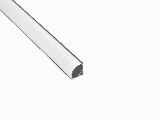 Профиль угловой LEDS POWER СПУ1616 алюм. черный с призм.рассеивателем 2м 008226
