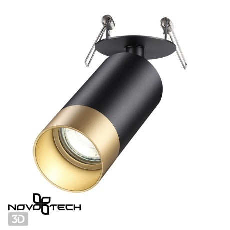 Светильник встраиваемый Novotech Slim 370875 комплект подвесного поворотного светильника ambrella light traditional diy xb9056153 6хgx53 чёрный песок золото розовое полированное