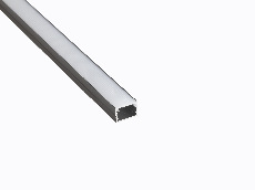 Профиль накладной LEDS POWER СПН1712 алюм. черный с призм.рассеивателем 2м 008448