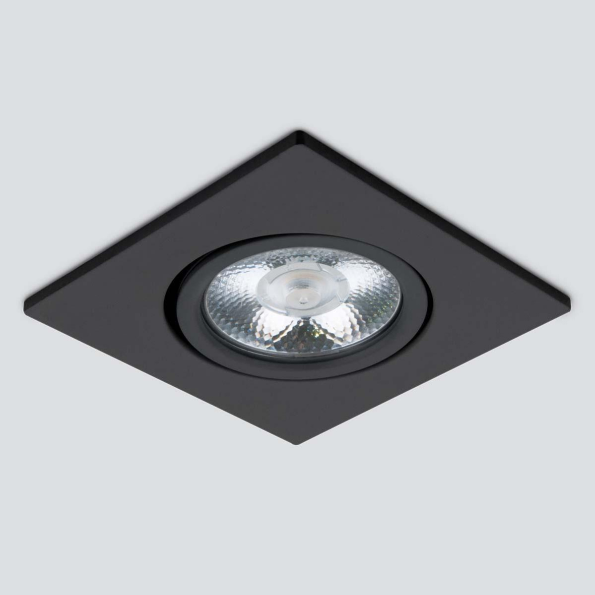 Встраиваемый светодиодный светильник Elektrostandard 15273/LED черный 4690389176661 смеситель для кухни paini arena с переключением на фильтр 29 3 см чёрный