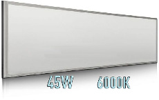 Светодиодная панель 1200x300, 220 Вольт, 45 Ватт, IP44, Серебристый, 28324