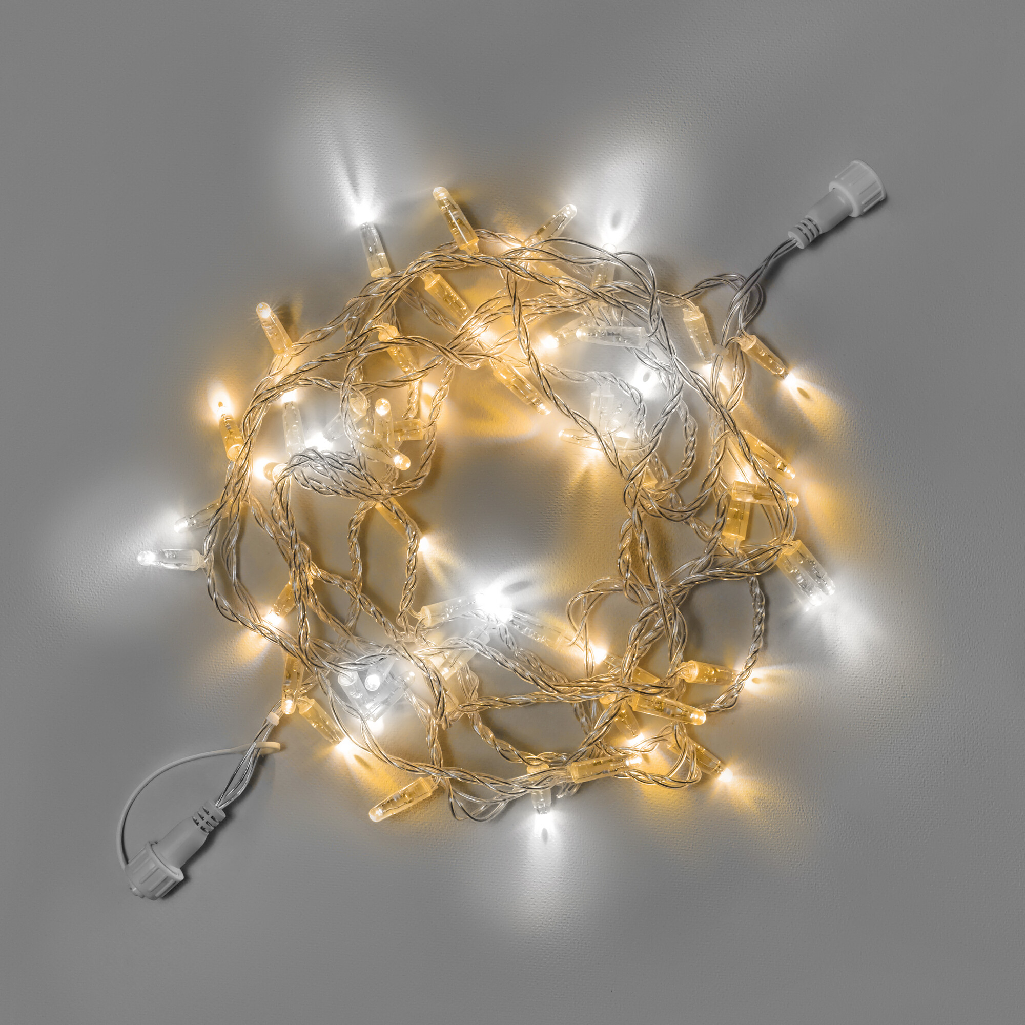 Светодиодная гирлянда INOXHUB Нить 10м 100 LED соединяемая с мерцанием 24В IP65 прозрачный провод ТЁПЛАЯ БЕЛАЯ 3160₽