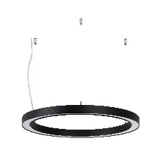 Светильник SP-CIRCLE-HANG-O3535-D500-30W Warm3000 (RAL9005, 120 deg, 230V) IP40 LED (Arlight, Алюминий)