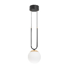 Светильник SP-BEADS-HANG-U-R130-10W Warm3000 (BK-GD, 275 deg, 230V) (Arlight, IP20 Металл, 5 лет)