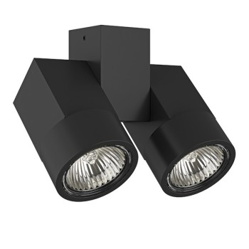 Светильник точечный накладной декоративный под заменяемые галогенные или LED лампы Illumo X2 051037 светильник накладной квадратный gu10 8 см чёрный