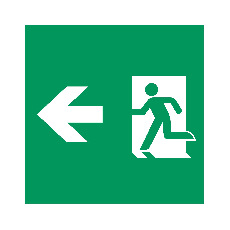 Пиктограмма EMGP-MARK-MA-LEFT (Человек, Влево) (Arlight, Пластик)