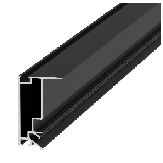 Профиль Lumfer BP01 безрамный потолок, LF-BP01-BL