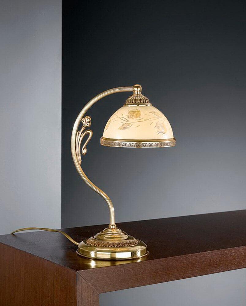Настольная лампа Reccagni Angelo P.6308 P, цвет золотой
