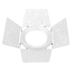 Бленда с посадочным кольцом LGD-NIKA-BDR-R100 (WH) (Arlight, Металл)