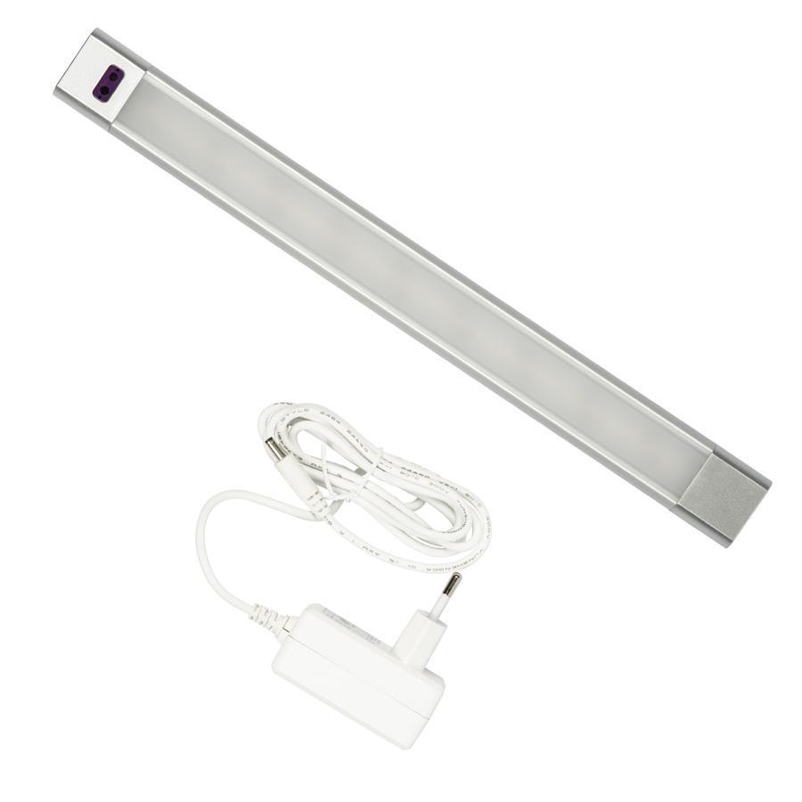 Мебельный светодиодный светильник Uniel ULI-F46-5W/2700-6000K/Dim Sensor IP20 Silver UL-00008282 кронштейн мебельный 4x20x80x280 мм