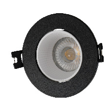 Точечный встраиваемый светильник Denkirs DK3061-BK+WH