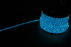 Дюралайт (лента светодиодная), 3W FERON 50м 220V 72LED/м 11х18мм, синий-белый, LED-F3W
