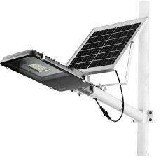 Светильник уличный на солнечных батарейках 30 Ватт, IP65, 385x135 мм, 62418
