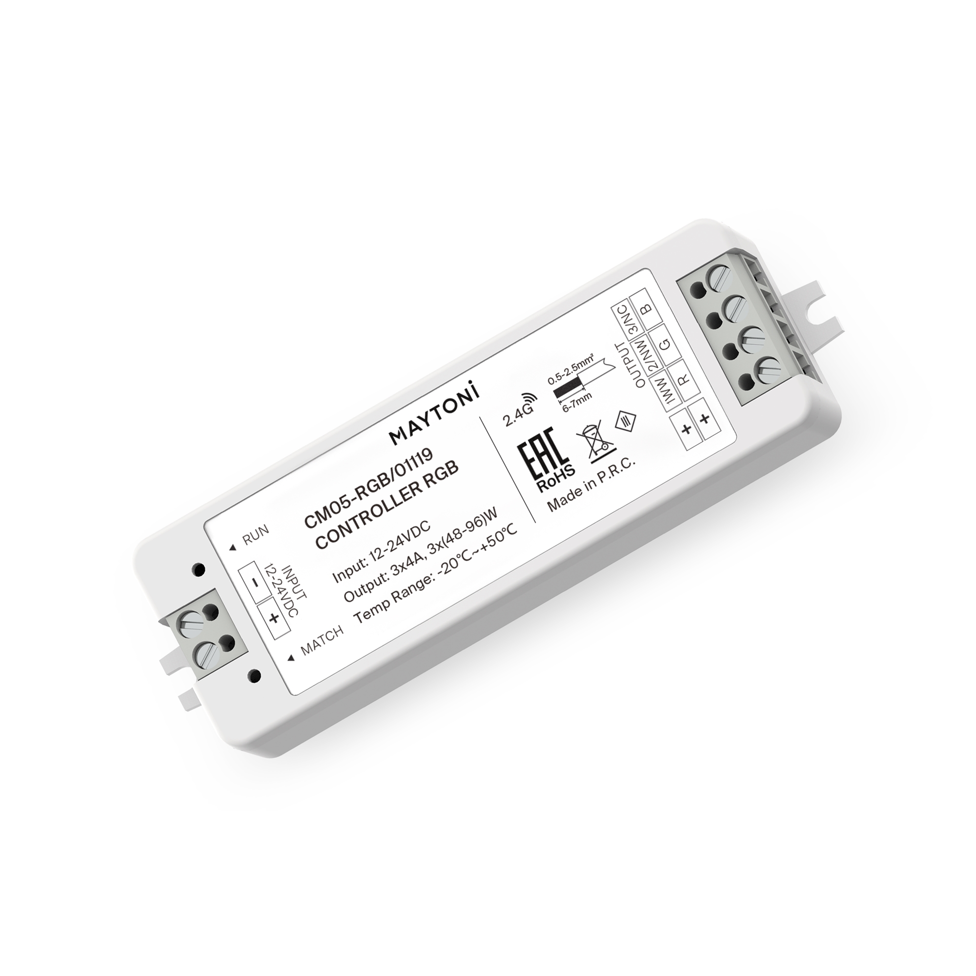 Контроллер для светодиодной ленты RGB 144Вт/288Вт 01119 контроллер для светодиодной ленты rgb 72вт 144вт 01125