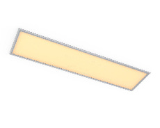 Светодиодная панель 1195x295x10 мм 38 Ватт с серой рамкой 3000К