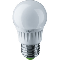 Лампа светодиодная LED 7Вт Е27 230В 4000К NLL-G45-7-230-4K-E27 шарик Матовый