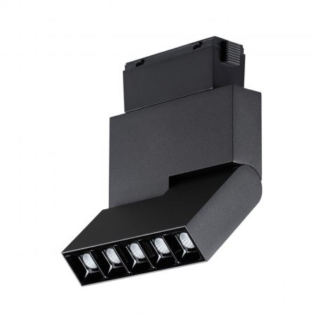 Трековый светильник для низковольного шинопровода Novotech KIT 358535 коннектор для соединения трековых шинопроводов gauss гибкий чёрный