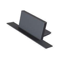 Заглушка 1шт Unity встраиваемый черный, TRA002EC-11B