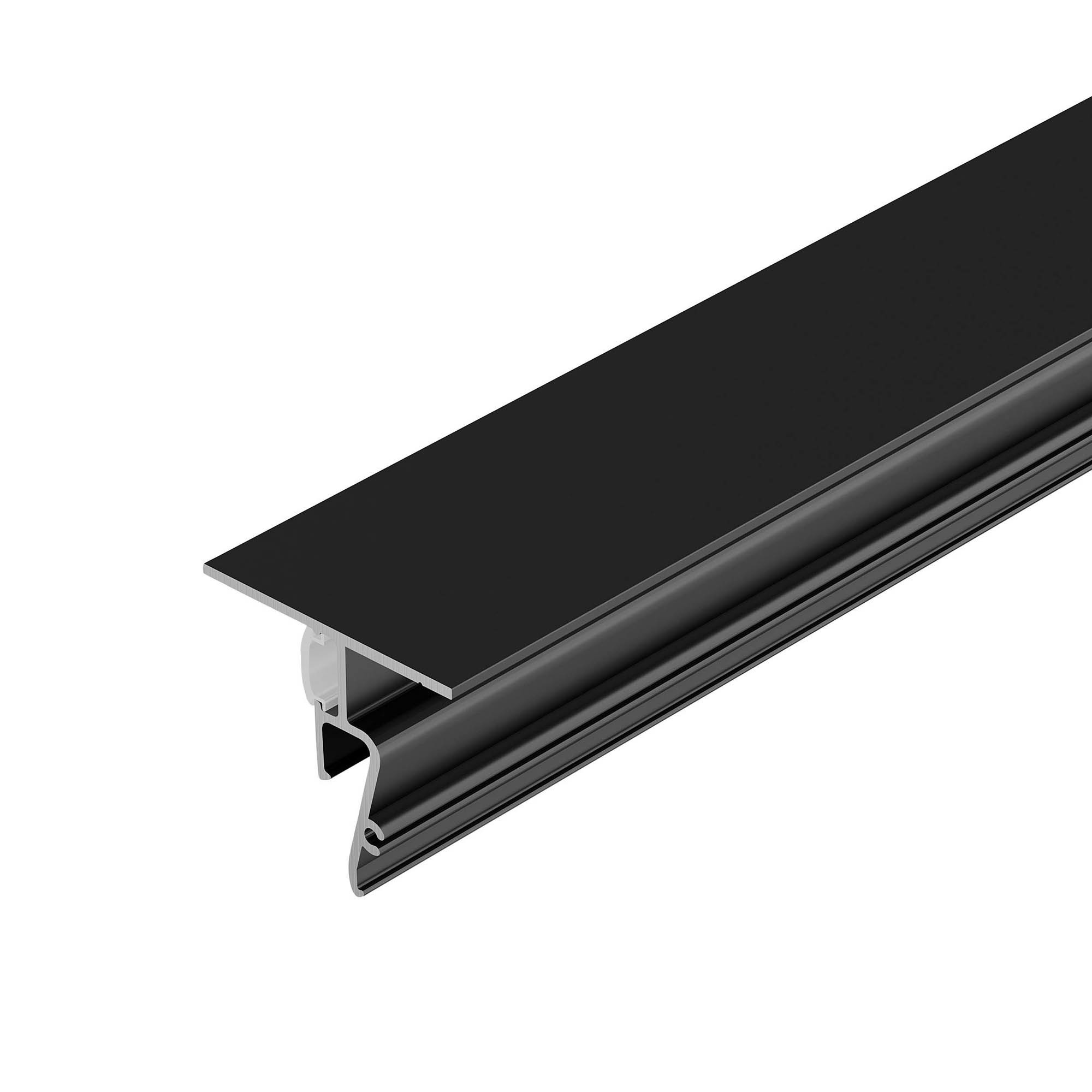 Профиль STRETCH-SHADOW-CEIL-2000 BLACK (A2-CONTOUR-PRO) (Arlight, Алюминий) экран arh wide b h20 2000 square opal arlight пластик