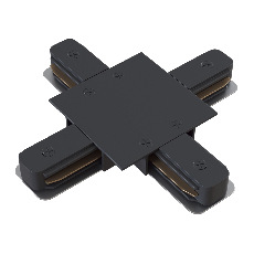 Коннектор Х-образный Unity встраиваемый черный, TRA002CX-11B