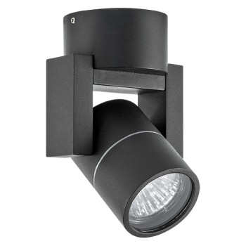 Светильник точечный накладной декоративный под заменяемые галогенные или LED лампы Illumo L1 051047 профиль алюминиевый для светодиодной ленты угловой накладной 1 м чёрный