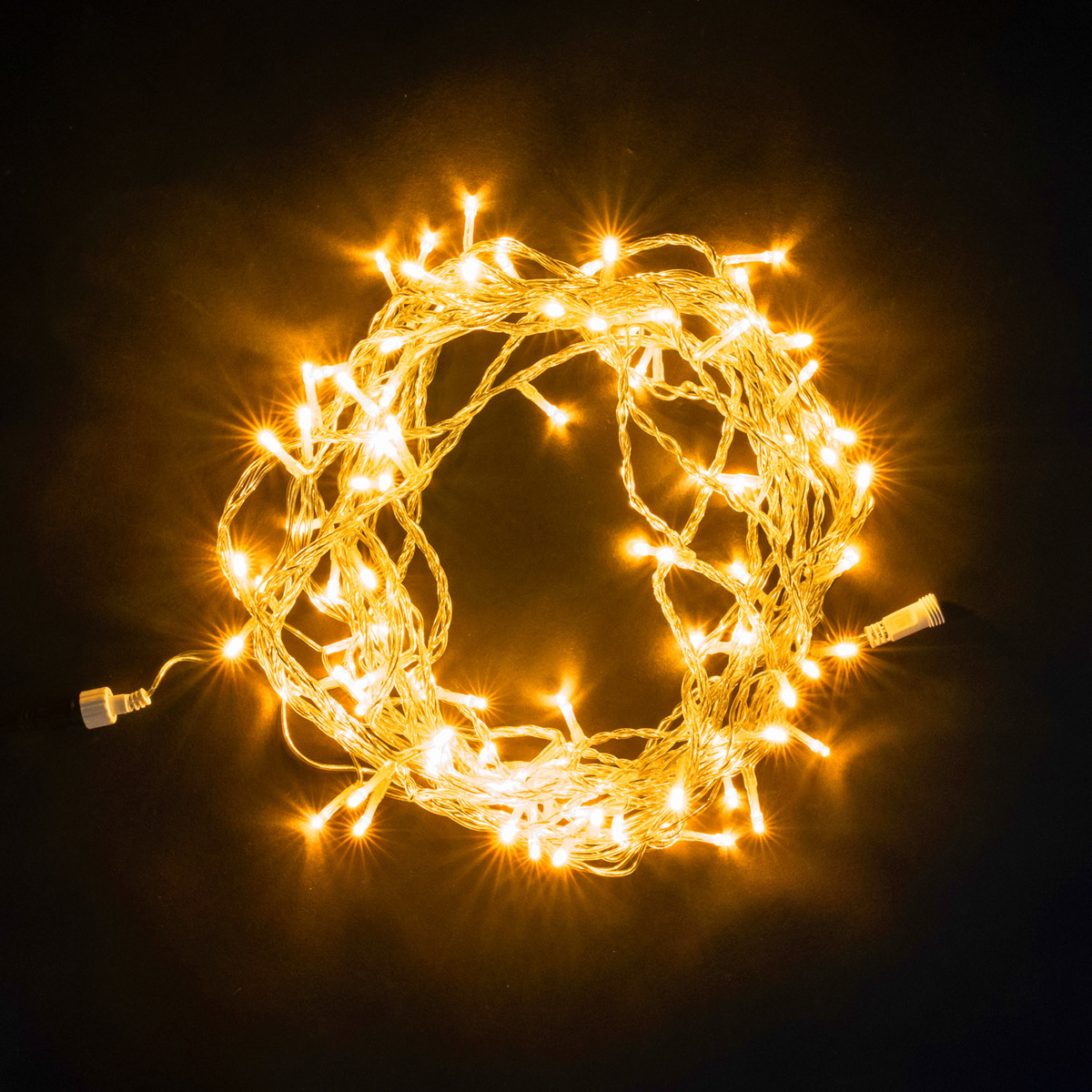 

Гирлянда Нить 10м Желтая 24В, 100 LED, Провод Прозрачный ПВХ, IP54, PST100-10-1Y