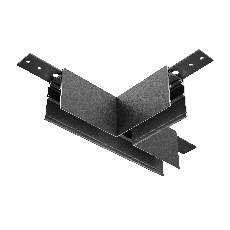 Коннектор Т-образный Exility накладной черный TRA034CT-41B