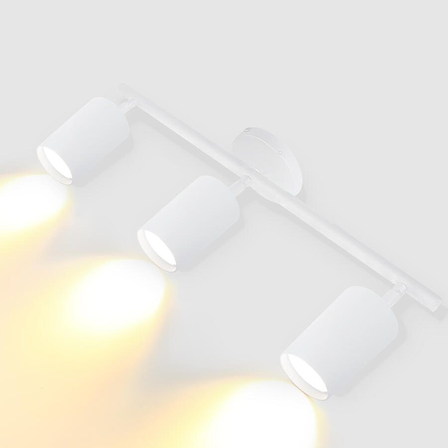 Спот на основании GWL-3GU10-M-IP20 Тройной Белый Направленный Башня