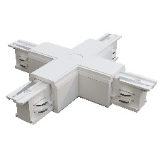 Коннектор Х-образный Trinity белый, TRA005CX-31W
